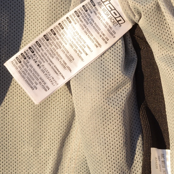 ICON ARC mesh/leather moto jacket - Picture 3 of 5